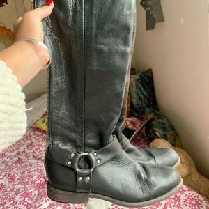 Frye Black Tall Boots